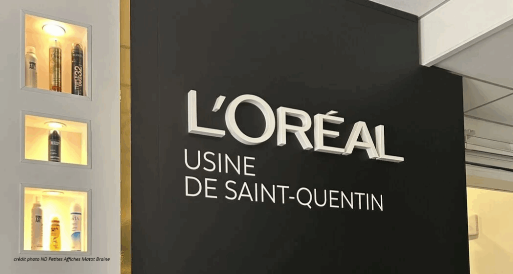 visite presse industrielle de l'usine L'Oréal Saint-Quentin